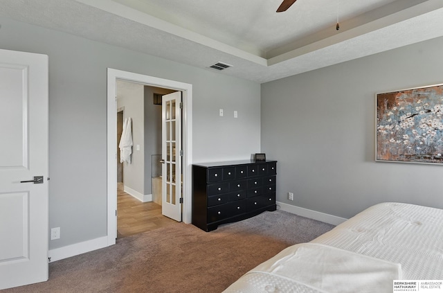 20956 Pine Cir, Elkhorn, NE 68022 - carpeted bedroom featuring baseboards and ceiling fan