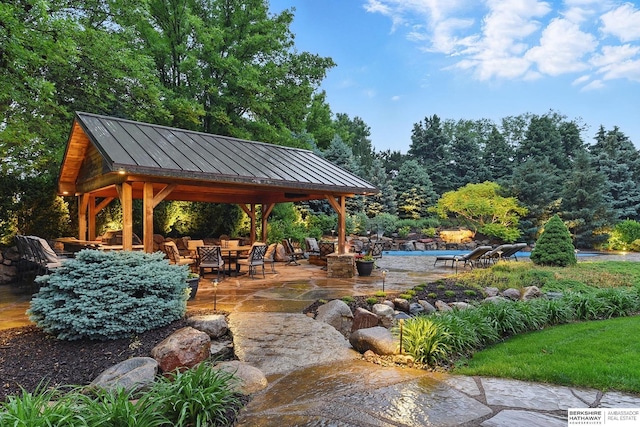 2025 S 189th Cir, Omaha, NE 68130 - view of home's community with a gazebo and a patio