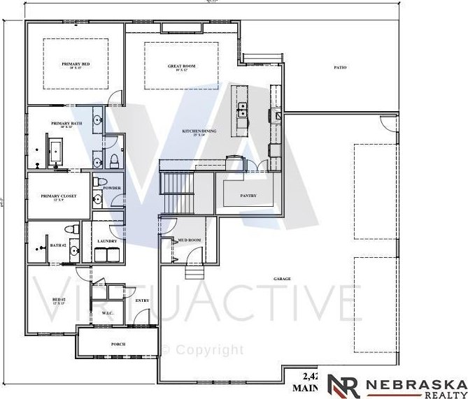 23710 P St, Omaha, NE 68022 - property floor plan