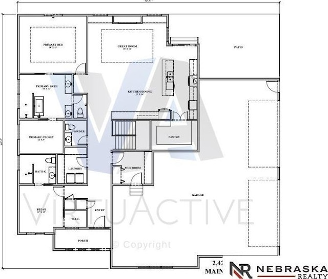23710 P St, Omaha, NE 68022 - property floor plan