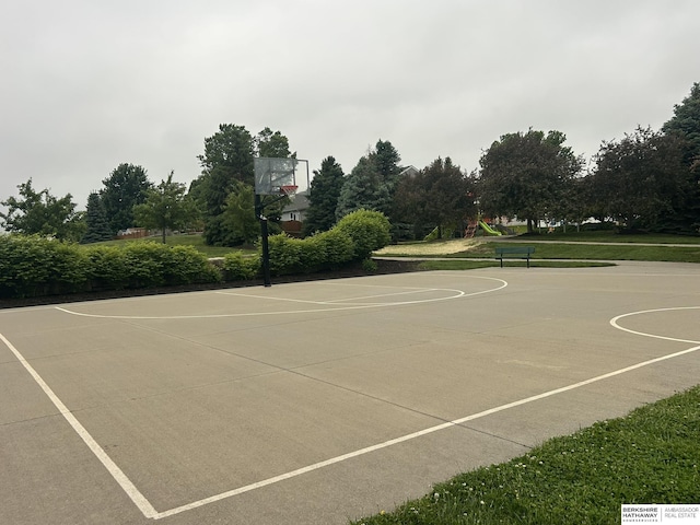 18914 C St, Omaha, NE 68130 - view of basketball court featuring community basketball court