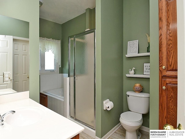 5103 N 140th St, Omaha, NE 68164 - full bath featuring a shower stall, vanity, a bath, and toilet