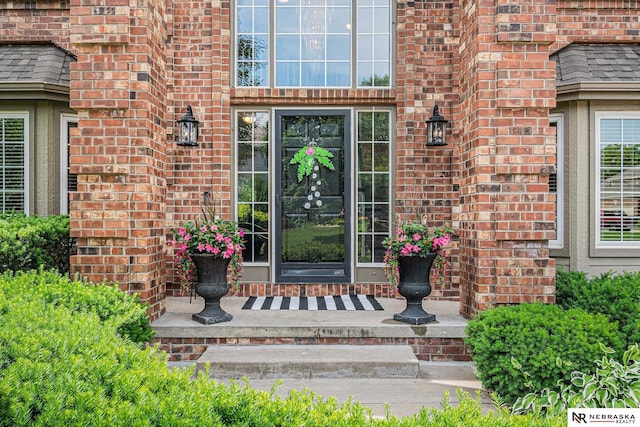 2221 S 181st Cir, Omaha, NE 68130 - entrance to property with brick siding