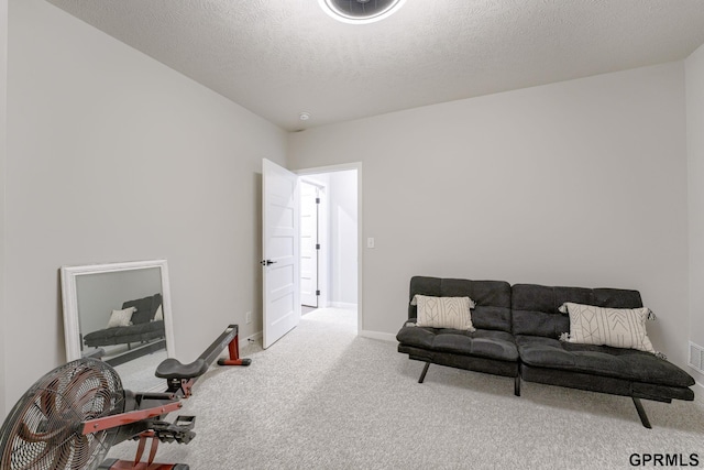 18403 Greenleaf St, Omaha, NE 68136 - home office featuring carpet, baseboards, and a textured ceiling