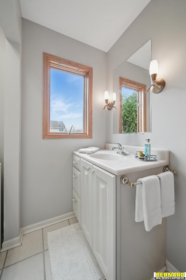 5665 I Rd, Nebraska City, NE 68410 - bathroom featuring vanity and baseboards