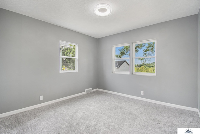3810 Corby St, Omaha, NE 68111 - carpeted empty room with baseboards and a textured ceiling