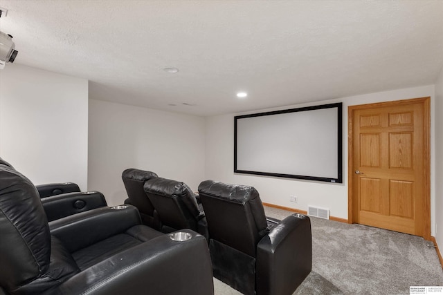 14906 Hanover St, Bennington, NE 68007 - carpeted home theater featuring baseboards and recessed lighting