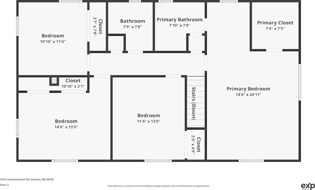 12212 Leavenworth Rd, Omaha, NE 68154 - property floor plan