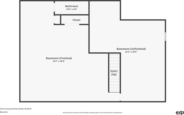 12212 Leavenworth Rd, Omaha, NE 68154 - property floor plan