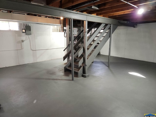 3608 S 87th Ave, Omaha, NE 68124 - below grade area featuring stairs