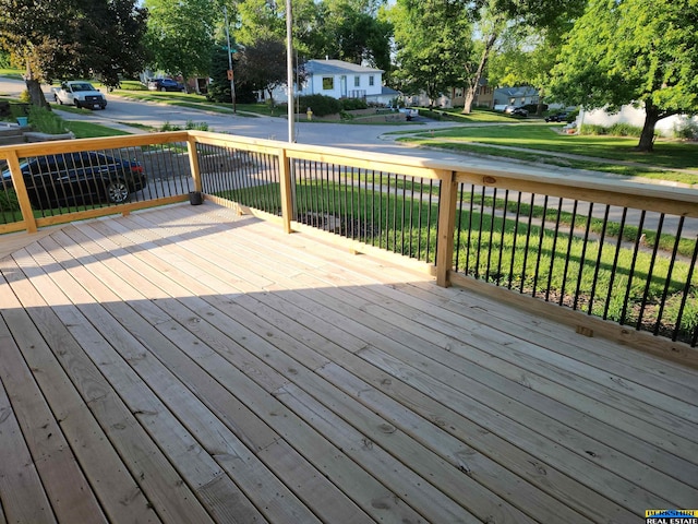3608 S 87th Ave, Omaha, NE 68124 - deck featuring a residential view