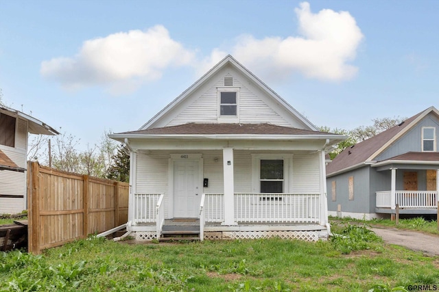 4411 Commercial Ave, Omaha, NE 68110 - view of front of property with a porch
