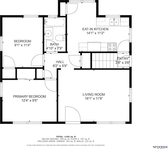 3185 Stone Ave, Omaha, NE 68111 - floor plan / room layout