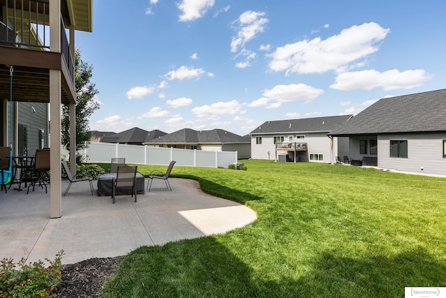 3310 N 92nd St, Lincoln, NE 68507 - view of yard featuring a patio and a residential view