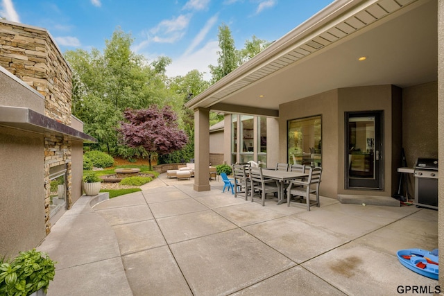 6500 Pheasant Run Ct, Lincoln, NE 68516 - view of patio / terrace with area for grilling and outdoor dining space