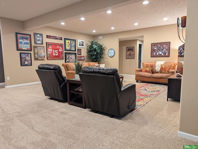 948 S 183rd St, Elkhorn, NE 68022 - cinema room featuring carpet floors, recessed lighting, and baseboards