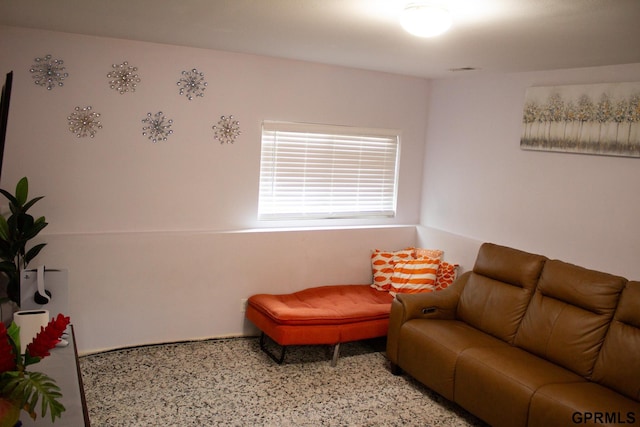 7014 N 89th St, Omaha, NE 68122 - sitting room with speckle patterned floor