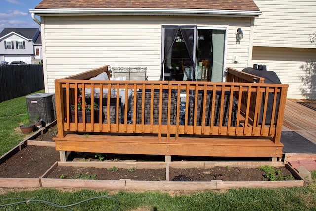7014 N 89th St, Omaha, NE 68122 - deck with central air condition unit