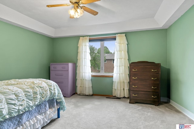 7432 Grand Oaks Dr, Lincoln, NE 68516 - bedroom featuring baseboards, carpet flooring, and ceiling fan