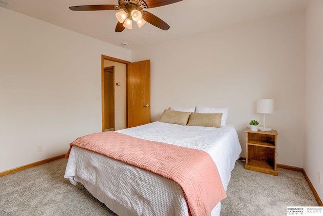 9711 S 176th St, Omaha, NE 68136 - bedroom featuring carpet flooring, baseboards, and ceiling fan