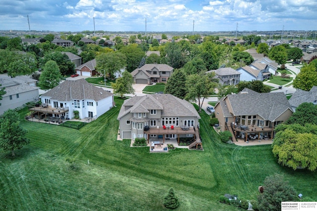 9711 S 176th St, Omaha, NE 68136 - aerial view of residential area
