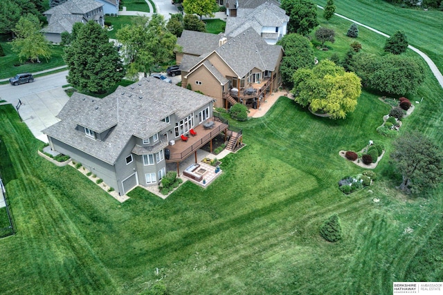 9711 S 176th St, Omaha, NE 68136 - aerial view of property and surrounding area