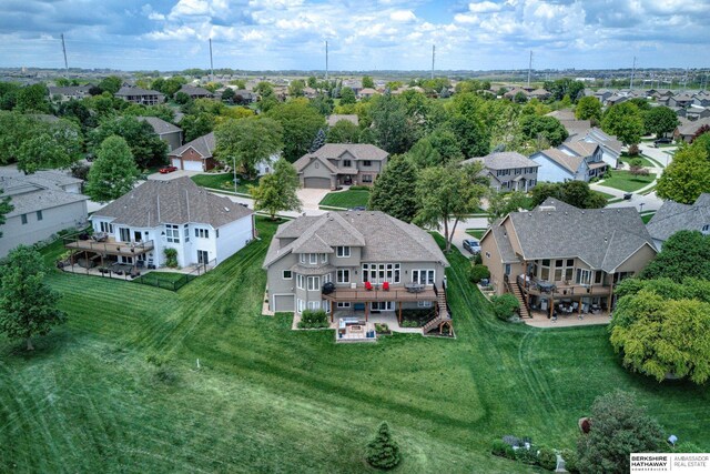 9711 S 176th St, Omaha, NE 68136 - aerial view of residential area