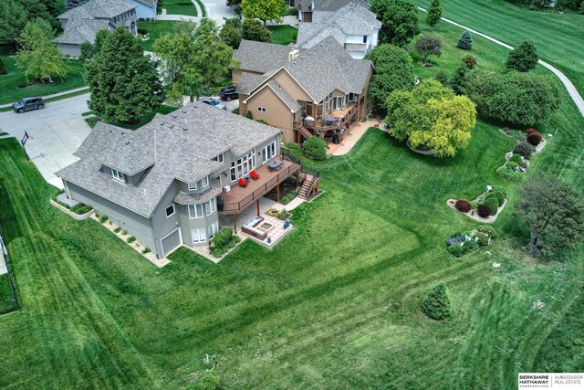 9711 S 176th St, Omaha, NE 68136 - aerial view of property and surrounding area