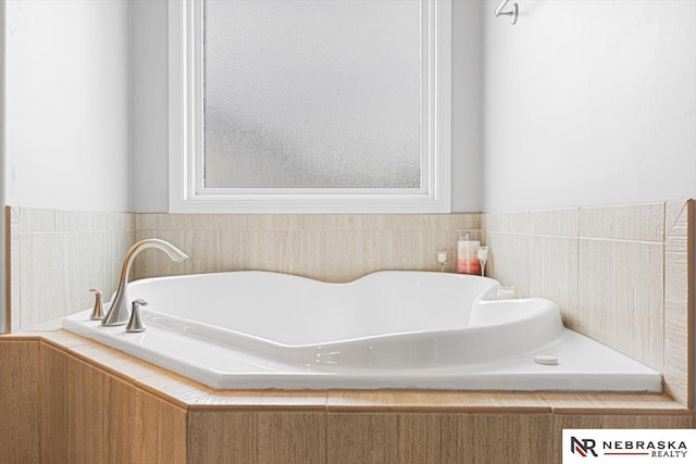18402 Polk St, Omaha, NE 68135 - full bath with a tub to relax in