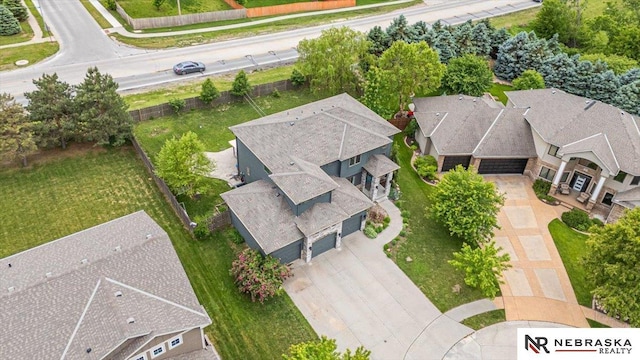 18402 Polk St, Omaha, NE 68135 - aerial perspective of suburban area
