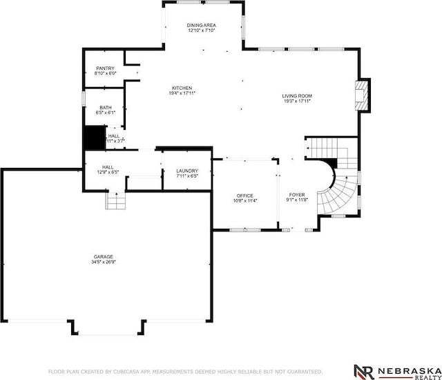 18402 Polk St, Omaha, NE 68135 - home floor plan