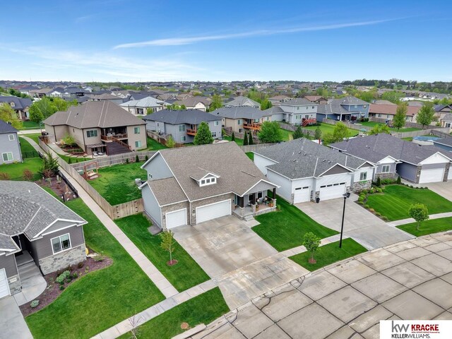 7237 Yankee Woods Dr, Lincoln, NE 68516 - aerial perspective of suburban area