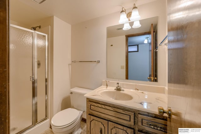 1115 Arbor Ridge Dr, Council Bluffs, IA 51503 - full bath with toilet, a stall shower, and vanity