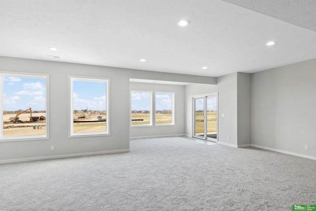 5408 N 196th Ave, Elkhorn, NE 68022 - spare room featuring carpet flooring, recessed lighting, and baseboards