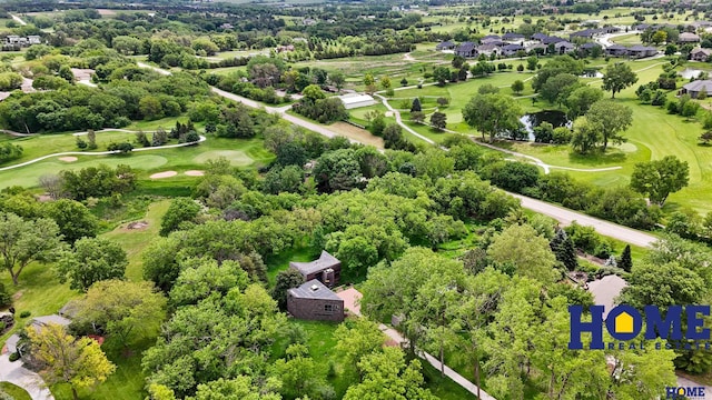 4144 S 88th St, Lincoln, NE 68520 - bird's eye view of a local golf course and a tree filled landscape