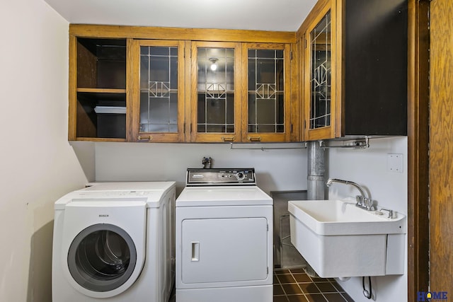 4144 S 88th St, Lincoln, NE 68520 - laundry room with separate washer and dryer and cabinet space