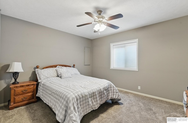 504 S 198th St, Elkhorn, NE 68022 - carpeted bedroom featuring baseboards and a ceiling fan
