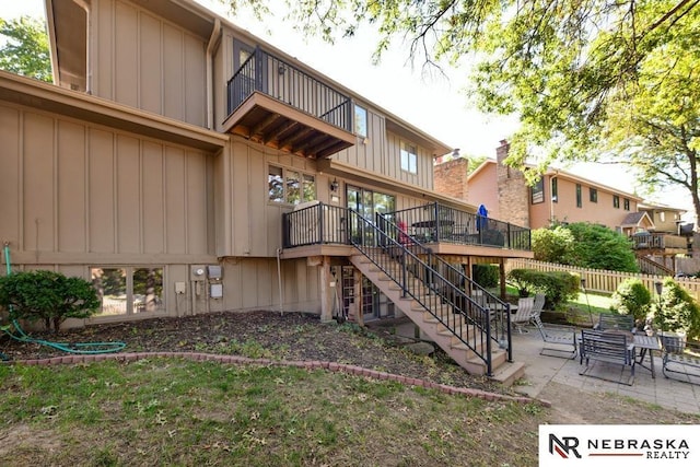 15708 Leavenworth St, Omaha, NE 68118 - view of building exterior with stairway