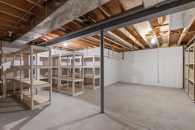 14460 Patrick Ave, Omaha, NE 68116 - view of unfinished basement