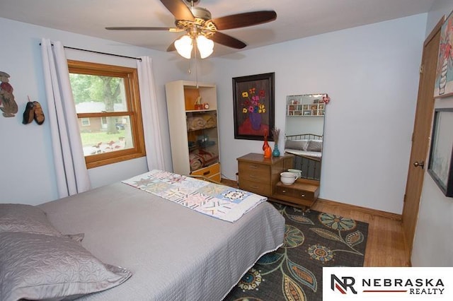3840 X St, Lincoln, NE 68503 - bedroom featuring a ceiling fan