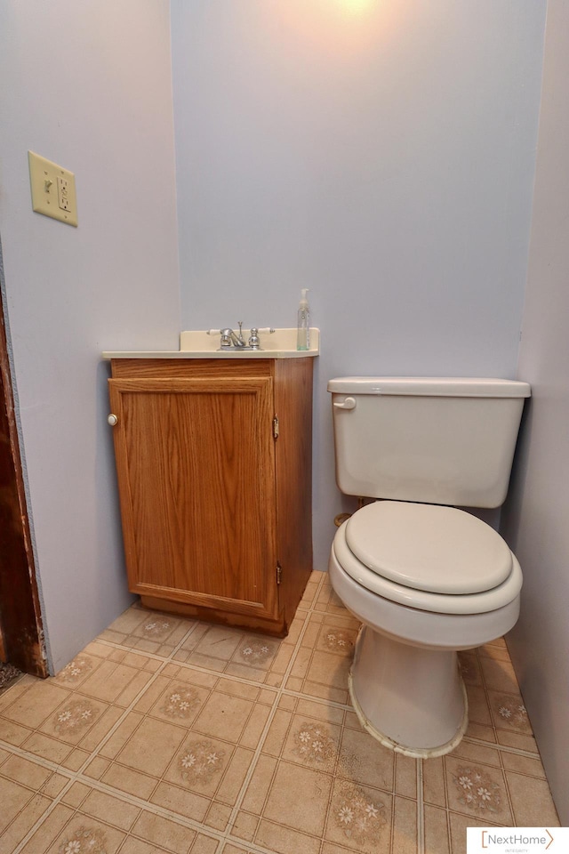 3831 S 54th St, Lincoln, NE 68506 - bathroom featuring toilet and vanity