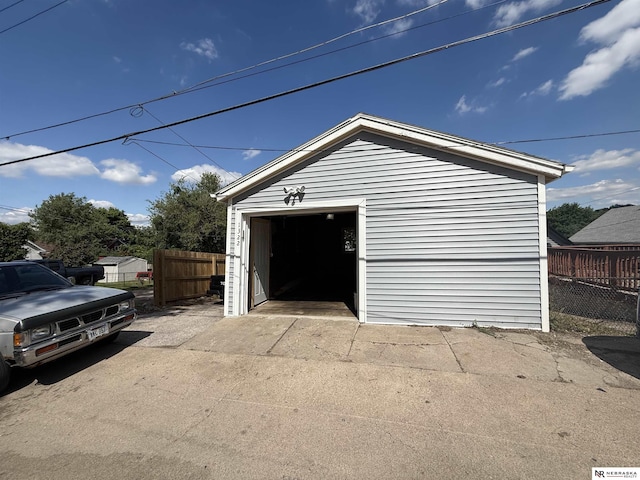 1322 S 21st St, Omaha, NE 68108 - view of detached garage