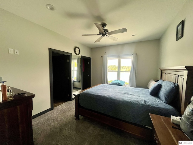 1001 Trail Dr, Valentine, NE 69201 - bedroom featuring carpet and ceiling fan