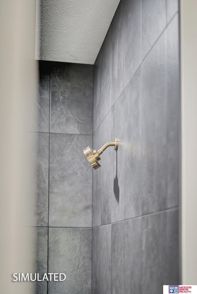 9350 S 86th St, Lincoln, NE 68526 - bathroom view of a tile shower and a textured ceiling