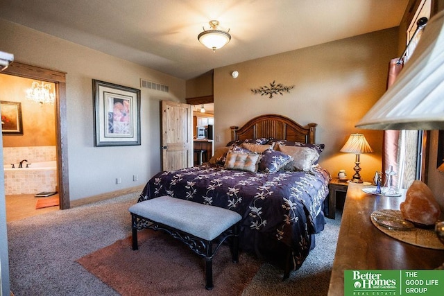 3860 Shady Bend Rd, Grand Island, NE 68801 - bedroom featuring carpet flooring and connected bathroom