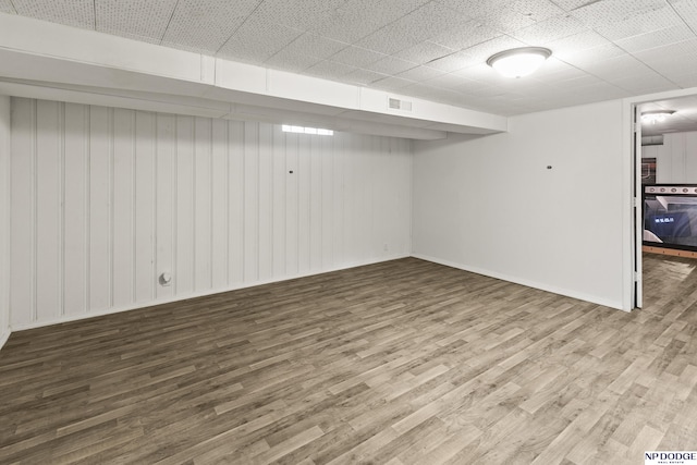 2026 N Park Ave, Fremont, NE 68025 - finished below grade area featuring wood finished floors and baseboards