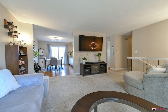 2430 Jameson St S, Lincoln, NE 68512 - carpeted living room with baseboards