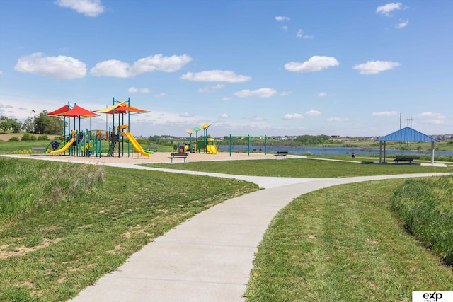 5614 N 177th St, Omaha, NE 68116 - community jungle gym featuring a lawn and a gazebo