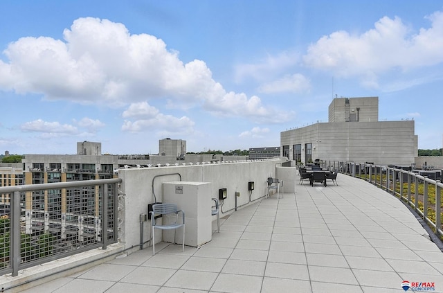 3201 Dodge Ct Unit 5412, Omaha, NE 68131 - view of patio / terrace with a balcony
