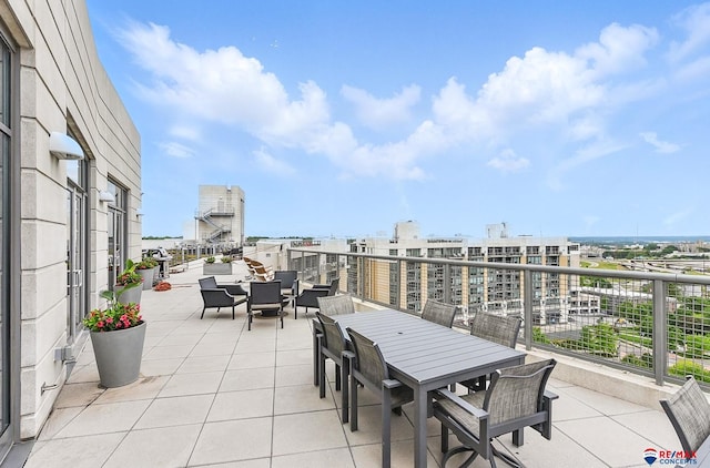 3201 Dodge Ct Unit 5412, Omaha, NE 68131 - view of patio / terrace with outdoor dining space